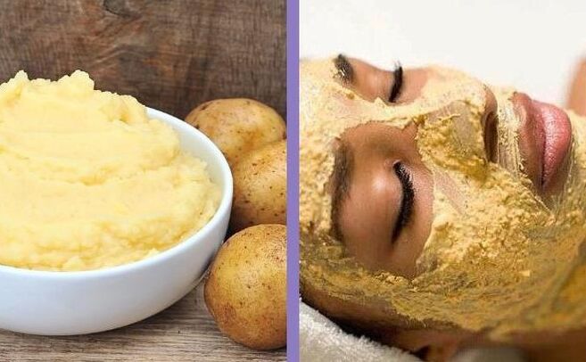 Маска со компири